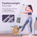 Rowing Machine, MERACH Bluetooth Magnetic Rower Machine with Dual Slide Rail, 16 Levels of Electromagnetic Resistance, Max 350lb Weight Capacity, App Compatible, Rowing Machines for Home Use - Image 4