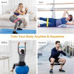 Gritin Resistance Bands, Set of 5 Skin-Friendly Resistance Fitness Exercise Loop Bands with 5 Different Strength Levels - Travel Carrying Case Included - Ideal for Home, Gym, Yoga, Training - Image 6