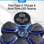 Music Boxing Machine Kids & Adult 2026 Bluetooth Music Punching Machine | Home Gym Equipment Beatpunch | Smart Wall Mount Workout Equipment Punch Boxing Machine | Free 2 Boxing Gloves, 9 Modes - Image 7