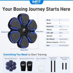 Music Boxing Machine Kids & Adult 2026 Bluetooth Music Punching Machine | Home Gym Equipment Beatpunch | Smart Wall Mount Workout Equipment Punch Boxing Machine | Free 2 Boxing Gloves, 9 Modes - Image 8
