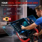 Exercise Bike, SLUNSE 5-in-1 Stationary Bike For Home Workout, Foldable Exercise Bike With 16 Levels Adjustable Magnetic Resistance,10DB Super-Silent Indoor Cycling Bike with 350lbs Weight Capacity - Image 3