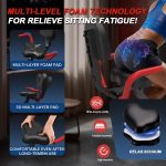 Exercise Bike, SLUNSE 5-in-1 Stationary Bike For Home Workout, Foldable Exercise Bike With 16 Levels Adjustable Magnetic Resistance,10DB Super-Silent Indoor Cycling Bike with 350lbs Weight Capacity - Image 8