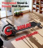 Rowing Machine, Magnetic Rowing Machines for Home Use with App Supported, 16/32 Levels Resistance Row Machine, 350 LB Weight Capacity, Upgrade to Double Slide Rail - Image 7