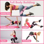 CFX Resistance Bands 3 Sets, Premium Exercise Loops with Non-Slip Design for HIPS & Glutes, 3 Resistance Level Workout Booty Bands for Women and Men - Image 8