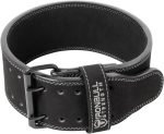 Powerlifting Belt - 10mm Double Prong Weightlifting Belt (IPF, USAPL, USPA & IPL Approved) | Leather Power Back Support for Weight Lifting, Strength Training, Strongman - Men & Women - Image 2