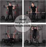 CANPA Multifunction Power Rack with Pull up Bar, Heavy Capacity and Adjustable Squat Stand Rack for Home Gym Equipment, Power Rack Cage - Image 7