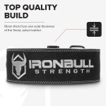 Powerlifting Belt - 10mm Double Prong Weightlifting Belt (IPF, USAPL, USPA & IPL Approved) | Leather Power Back Support for Weight Lifting, Strength Training, Strongman - Men & Women - Image 5