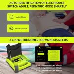 AED Trainer, XFT Professional AED Training Kit CPR Training Equipment Training Device Automatic External Defibrillator Simulator, for First Aid Trainee Beginner(XFT-120G) - Image 4
