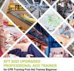 AED Trainer, XFT Professional AED Training Kit CPR Training Equipment Training Device Automatic External Defibrillator Simulator, for First Aid Trainee Beginner(XFT-120G) - Image 8