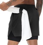 Muscle Killer Men's 2 in 1 Running Shorts Quick Dry Gym Athletic Shorts with Liner Workout Short for Men with Pockets - Image 5