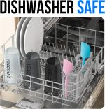 VELOMIX -4 PACK- 28 oz Protein Shaker Bottle for Protein Mixes - 4x Wire Whisk | Leak Proof Shaker Cups for Protein Shakes | Protein Shaker Bottle Pack | Protein Shake Cup(Silver Mix) - Image 5