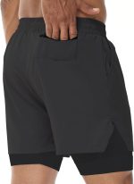 Muscle Killer Men's 2 in 1 Running Shorts Quick Dry Gym Athletic Shorts with Liner Workout Short for Men with Pockets - Image 6