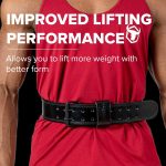 7mm Leather Weight Lifting Belt - 4" Wide Tapered Premium Leather Lifting Belt for Gym, Workout & Weight Training - Weightlifting Belts for Men and Women - Image 7