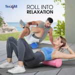 Yes4All High-Density EPP Round Back Roller Foam, Foam Roller for Yoga, Pilates & Stretching - 12, 18, 24, 36 inch - Image 9