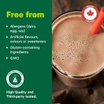 Organika Organic Plant Protein Powder Chocolate with Prebiotics & Probiotics – 22g Vegan Protein, 4g Fibre, Supports Digestion, Gut Health, Energy & Muscle Recovery – Low Sugar, Non-GMO – 780g - Image 5