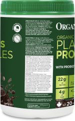 Organika Organic Plant Protein Powder Chocolate with Prebiotics & Probiotics – 22g Vegan Protein, 4g Fibre, Supports Digestion, Gut Health, Energy & Muscle Recovery – Low Sugar, Non-GMO – 780g - Image 8