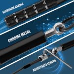 Jump Rope, Wastou Speed Jumping Rope for Training Fitness Exercise, Adjustable Adults Workout Skipping Rope for Men, Women, Kids, Girls - Image 4