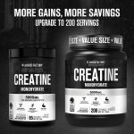 Jacked Factory Creatine Monohydrate Powder 425g - Canadian-Owned Informed Choice Certified Supplement for Increased Muscle Mass*, Improved Strength, Power, & Performance - Image 6