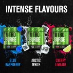 NITROSURGE Pre Workout Supplement - Endless Energy, Instant Strength Gains, Clear Focus, Intense Pumps - Nitric Oxide Booster & Powerful Preworkout Energy Powder - 30 Servings, Blue Raspberry - Image 9