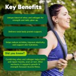 Organika Whey Protein Isolate Powder with Added Collagen Peptides and Probiotics for Easy Digestion- 21g of Protein, 5g of Fibre- Helps Build Strength and Lean Muscle + Aids Recovery- Unflavoured-580g - Image 4