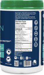 Organika Whey Protein Isolate Powder with Added Collagen Peptides and Probiotics for Easy Digestion- 21g of Protein, 5g of Fibre- Helps Build Strength and Lean Muscle + Aids Recovery- Unflavoured-580g - Image 6