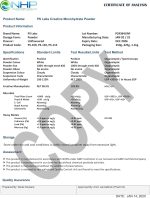 Creatine Monohydrate Powder | Micronized 250 G - MADE IN CANADA - Increase Strength - Reduce Fatigue - Lean Muscle Building - 100% Pure Creatine - Better Absorption - Supports Muscle Growth - Unflavored - 50 Servings - Image 4