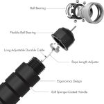 Jump Rope, Tangle-Free Rapid Speed Jumping Rope Cable with Ball Bearings for Women, Men, and Kids, Adjustable Steel Jump Rope Workout with Foam Handles for Fitness, Home Exercise & Slim Body - Image 3