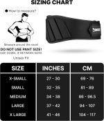 DMoose Fitness Weight Lifting Belt for Squats, Deadlift & Intense Workout - 6" Adjustable Fit Auto Lock Weightlifting Belt for Men & Women - Neoprene Gym Belts for Stability & Lumbar Back Support - Image 3