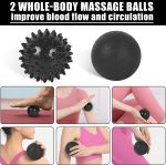 Foam Roller,IIQ Foam Rollers for Back and Legs 6 in 1 Foam Roller Massage Set Includes Muscle Roller Stick, Stretching Strap, Plantar Fasciitis Balls, All in Carry Bag - Image 6