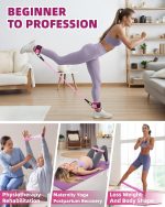Resistance Bands Set – Resistance Band and Adjustable Ankle Exercise Bands with Cuffs Great Equipment for Training, Working Out, Yoga,Home Gym with Training Guidance & Carry Bag - Image 7