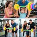3-in-1 Kids Fitness Set with Adjustable Barbell, Kettlebell & Reusable Water Bottle – Kids Gym Equipment for Pretend Play Exercise, Fun Fitness Toys for Boys & Girls Home Workout - Image 7