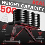 PASYOU Adjustable Weight Bench Full Body Workout Multi-Purpose Foldable Exercise Workout Bench for Home Gym Incline Decline - Image 4