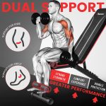 PASYOU Adjustable Weight Bench Full Body Workout Multi-Purpose Foldable Exercise Workout Bench for Home Gym Incline Decline - Image 6