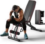 Adjustable Weight Bench Workout Bench for Home Gym, 660 lbs Capacity Multi-Functional Folding Exercise Bench for Full Body Incline Decline - Image 6