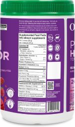 Organika Canadian-Made Protein Hydrator- Raspberry Flavour- Clear Whey Protein Isolate with Collagen, Electrolytes, and Probiotics. Easy to Digest, 20g Protein Per Serving- 650g - Image 5