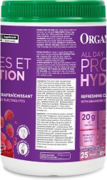 Organika Canadian-Made Protein Hydrator- Raspberry Flavour- Clear Whey Protein Isolate with Collagen, Electrolytes, and Probiotics. Easy to Digest, 20g Protein Per Serving- 650g - Image 6