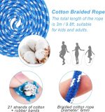 Jump Rope Kids, EGOSKY Adjustable Wooden Handle Skipping Rope for Adult Men Boys Girls Fitness Exercise Outdoor Activity - Image 5