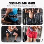 DMoose Fitness Dip Belt for Weight Lifting, Squats & Weighted Dips - 36" Steel Chain & Comfortable Neoprene Padding Supports 350lbs, Gym Weight Belt for Pull Ups for Strength Training Workout - Image 7