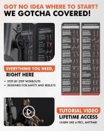 Mikolo Home Gym, Workout Station with 150LBS Weight Stack, Multifunctional Home Gym Equipment, Exercise Equipment for Full Body Strength Training - Image 5