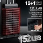 Mikolo Home Gym, Workout Station with 150LBS Weight Stack, Multifunctional Home Gym Equipment, Exercise Equipment for Full Body Strength Training - Image 7