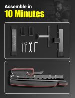 Yoleo Adjustable Weight Bench, 660LB Foldable Workout Bench with Extended Head/Neck Protection/Spine Support for Bench Press, Fast Folding Incline Decline Flat Bench - Image 7