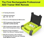 AED Trainer, XFT AED Training Kit CPR Training Equipment Training Device Automatic External Defibrillator Simulator, for First Aid Trainee Beginner 2024 New Version(XFT-120GA) - Image 3