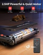 TOPUTURE Walking Pad with Incline, 2 in 1 Treadmills for Home & Office, Under Desk Treadmill, 2.5HP Portable Compact Treadmill with Remote Control, APP & LED Display, Installation-Free - Image 5