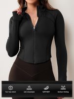 AVGO Workout Jacket for Women Zip Up Cropped Running Jackets Athletic Yoga Gym Tops with Thumb Holes - Image 6