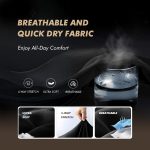 Polo Shirts for Men - Quick Dry Moisture Wicking Black Short Sleeve Performance Golf T Shirts for Casual Work Athletic - Image 3