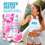 QUENCH EAA Aminos + Electrolytes - Complete Blend of 9 EAAs - 10g Total Amino Acids - Vitamins, Antioxidants, Electrolytes - ZERO Sugar, Carbs, Calories (Pink Lemonade) - Image 5