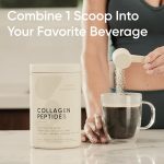 Sports Research Collagen Peptides - Hydrolyzed Type 1 & 3 Collagen Powder Protein Supplement for Essential Amino Acids - Easy Mixing Vital Nutrients & Proteins, Collagen for Women & Men - Image 4
