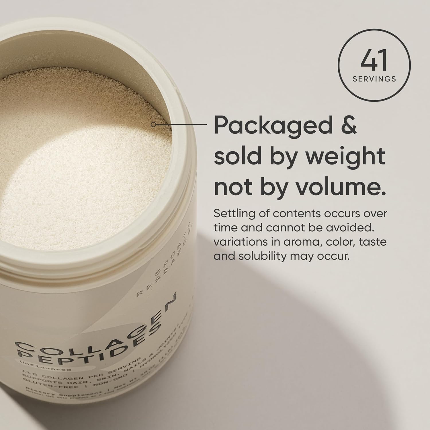 Sports Research Collagen Peptides - Hydrolyzed Type 1 & 3 Collagen Powder Protein Supplement for Essential Amino Acids - Easy Mixing Vital Nutrients & Proteins, Collagen for Women & Men - Image 6