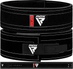 RDX Powerlifting Belt for Weight Lifting - Approved By IPL and USPA Lever Buckle Gym Training Belt 10mm Thick 4 inches Lumbar Back Support - Great for Strongman, Bodybuilding, Deadlifts & Squat - Image 7
