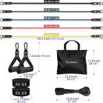 Readaeer Resistance Bands, Exercise Bands, Resistance Bands for Working Out with Handles for Men and Women for Indoor and Outdoor Sports, Fitness, Suspension, Speed Strength, Home Gym, Yoga - Image 6